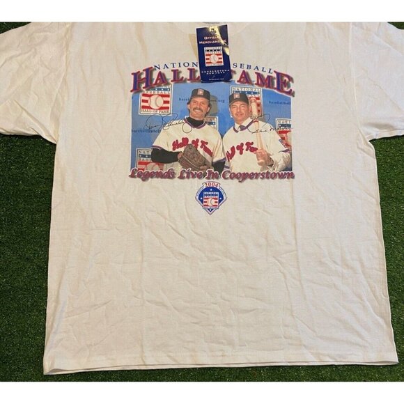 Vintage Baseball shirt mens extra large white hall of fame paul molitor 30 - Picture 5 of 10